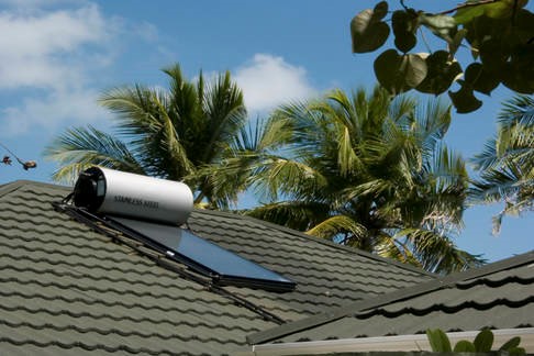 usage of solar water heater during monsoon