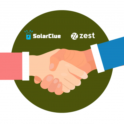 partnership between solarclue and zest