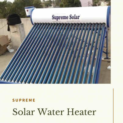 Supreme solar water heater in Tirupati