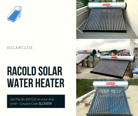 racold solar water heater