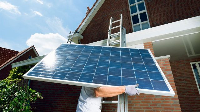 solar panel installation