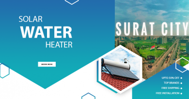 Solar water heater in Surat