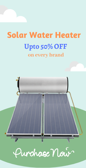Solar water heater in india