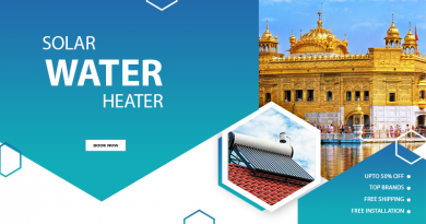 Solar water heater in Amritsar