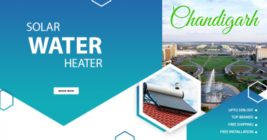 Solar water heater in Chandigarh