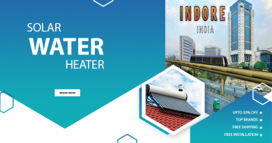 Solar water heater in Indore