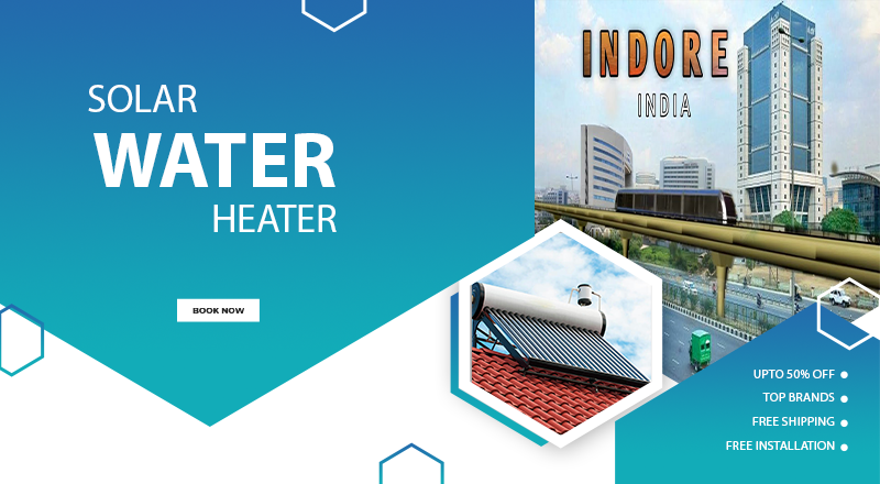 Solar water heater in Indore