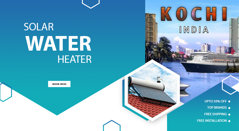 Solar water heater in Kochi