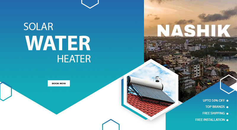 Solar water heater in Nashik