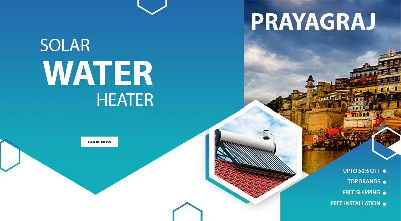 Solar water heater in Prayagraj