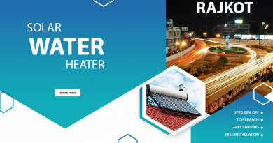 Solar water heater in Rajkot