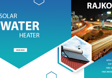 Solar water heater in Rajkot