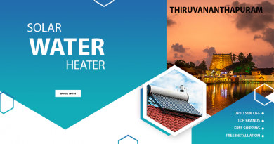 Solar water heater in Thiruvananthapuram