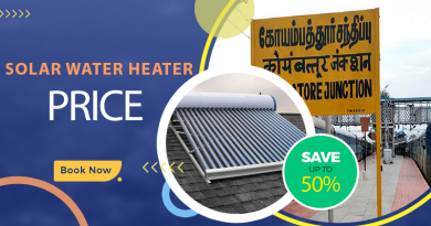 Solar water heater price in Coimbatore