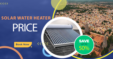 Solar water heater price in Madurai