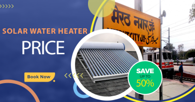 Solar water heater price in Meerut