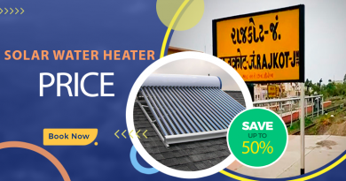 Solar water heater price in Rajkot