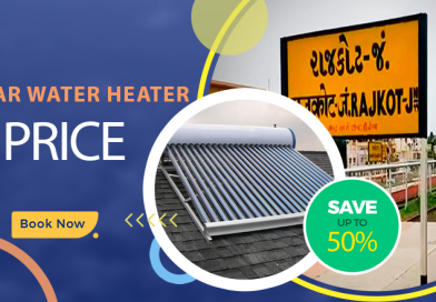 Solar water heater price in Rajkot