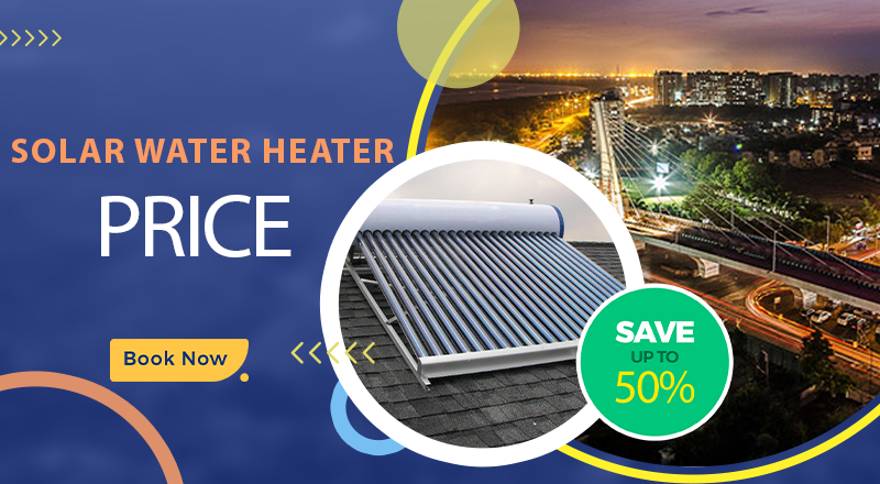Solar water heater price in Surat