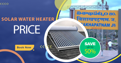 Solar water heater price in Visakhapatnam