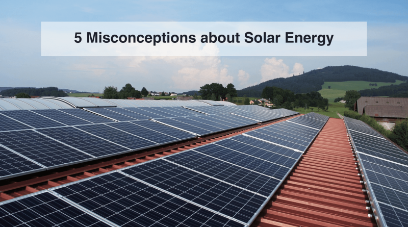 Illustrating the distinction between solar energy misconceptions and facts.