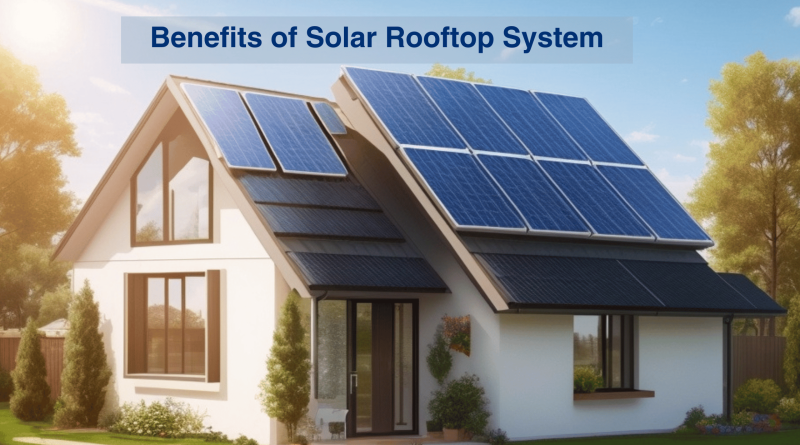 A Solar Rooftop System on top of the house