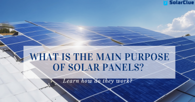 What is the main purpose of Solar panels? How do they work?