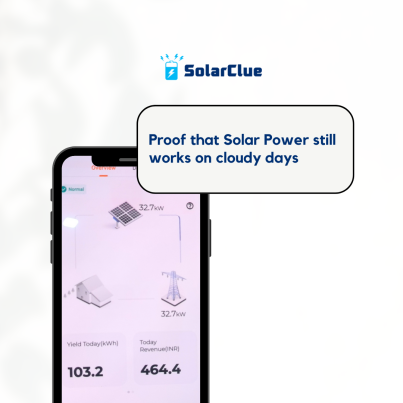 proof that solar power works on cloudy days