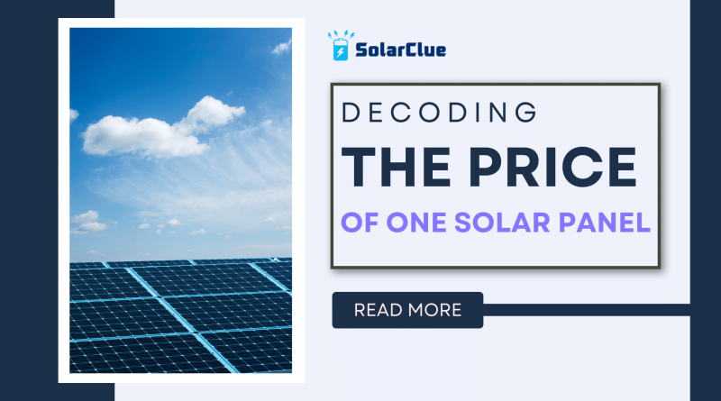Solar Panel Cost Considerations