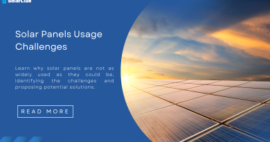 Solar Panels Usage Challenges