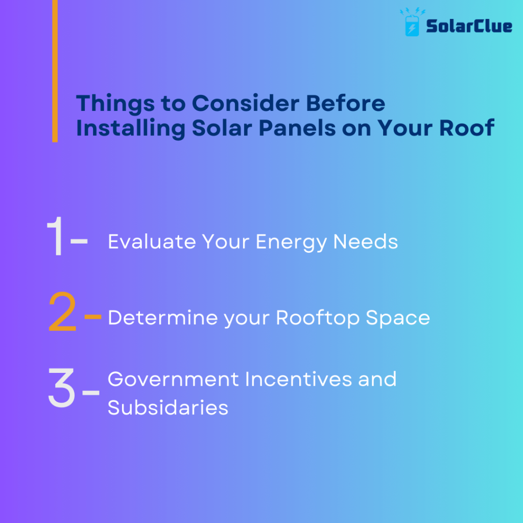 Things to Consider Before Installing Solar Panels on Your Roof