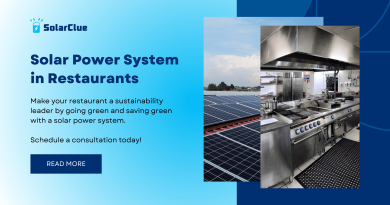 Solar Power System in Restaurants
