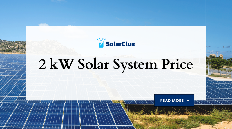 2 kW Solar System Price