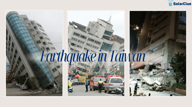 Buildings are collapsing in Taiwan