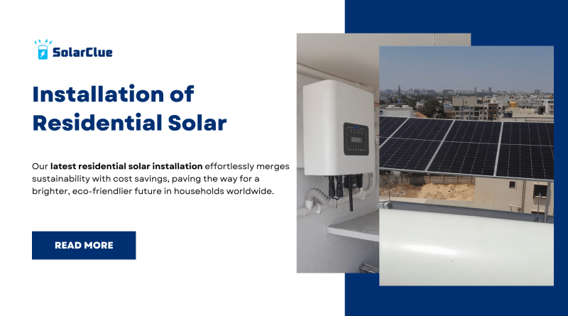 Installation of residential solar