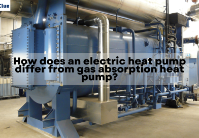 How does an electric heat pump differ from gas absorption heat pump?