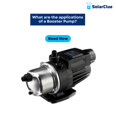 What are the applications of a Booster Pump?
