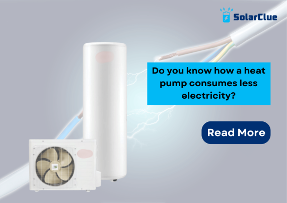 Do you know how a heat pump consumes less electricity?