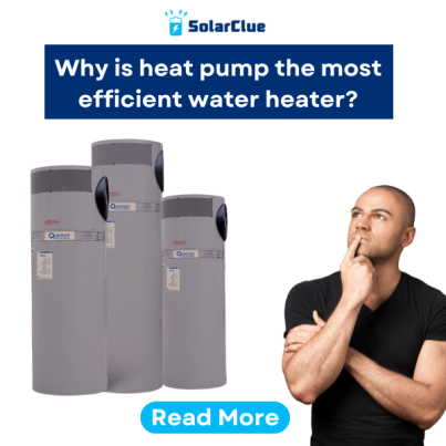Why is heat pump the most efficient water heater?