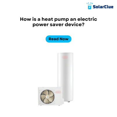 How is a heat pump an electric power saver device?