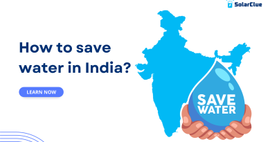 How to save water in India?