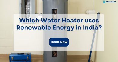 Which Water Heater uses Renewable Energy in India?