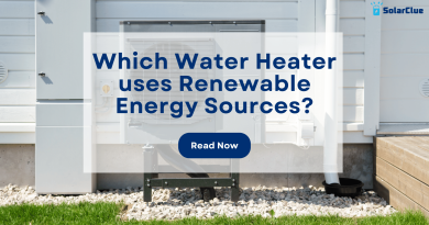 Which Water Heater uses Renewable Energy Sources?