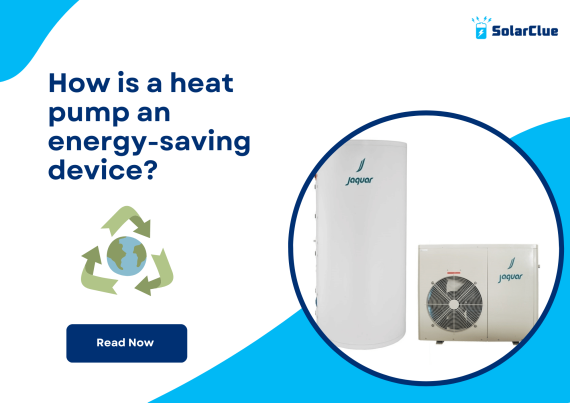 How is a heat pump an energy-saving device? 