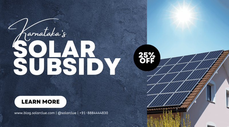 Solar Rooftop Subsidy in Karnataka