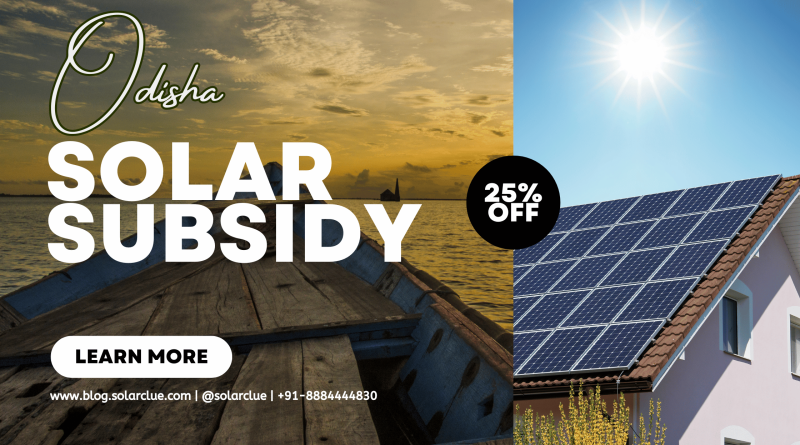 Solar Rooftop Subsidy in Odisha