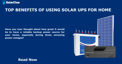 Solar ups for home