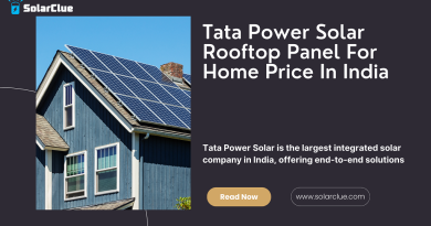 Tata Power Solar Rooftop Panel For Home Price In India