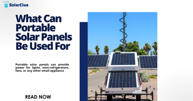 What Can Portable Solar Panels Be Used For