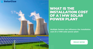 What Is The Installation Cost Of A 1 Mw Solar Power Plant